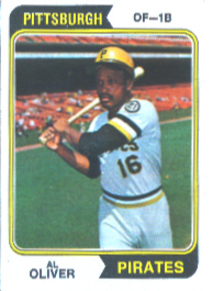 1974 Topps Baseball Cards      052      Al Oliver